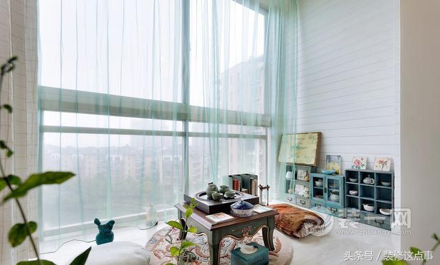 140平米地中海风格装修效果图,汇君城140平米三室轻奢装修风格