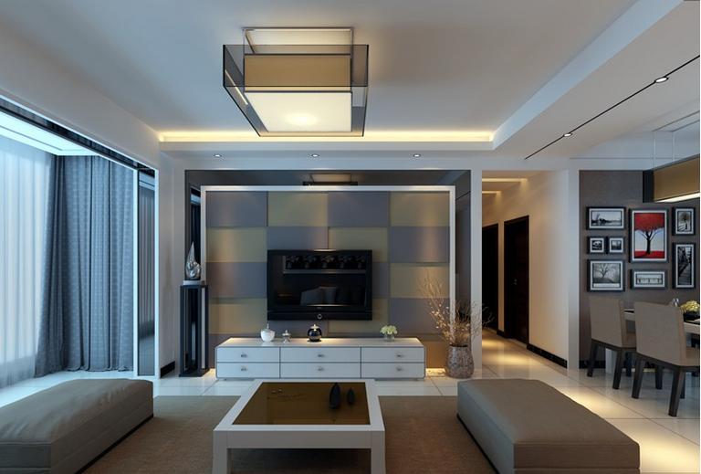 2021现代简约电视背景墙图,落落大方朋友圈背景墙