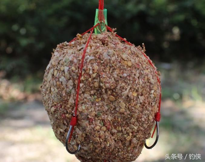 钓鱼爆炸钩与饵料的正确使用方法,爆炸钩正确挂饵钓底方法