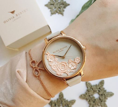 oliviaburton手表浪漫粉,oliviaburton腕表品牌发布会