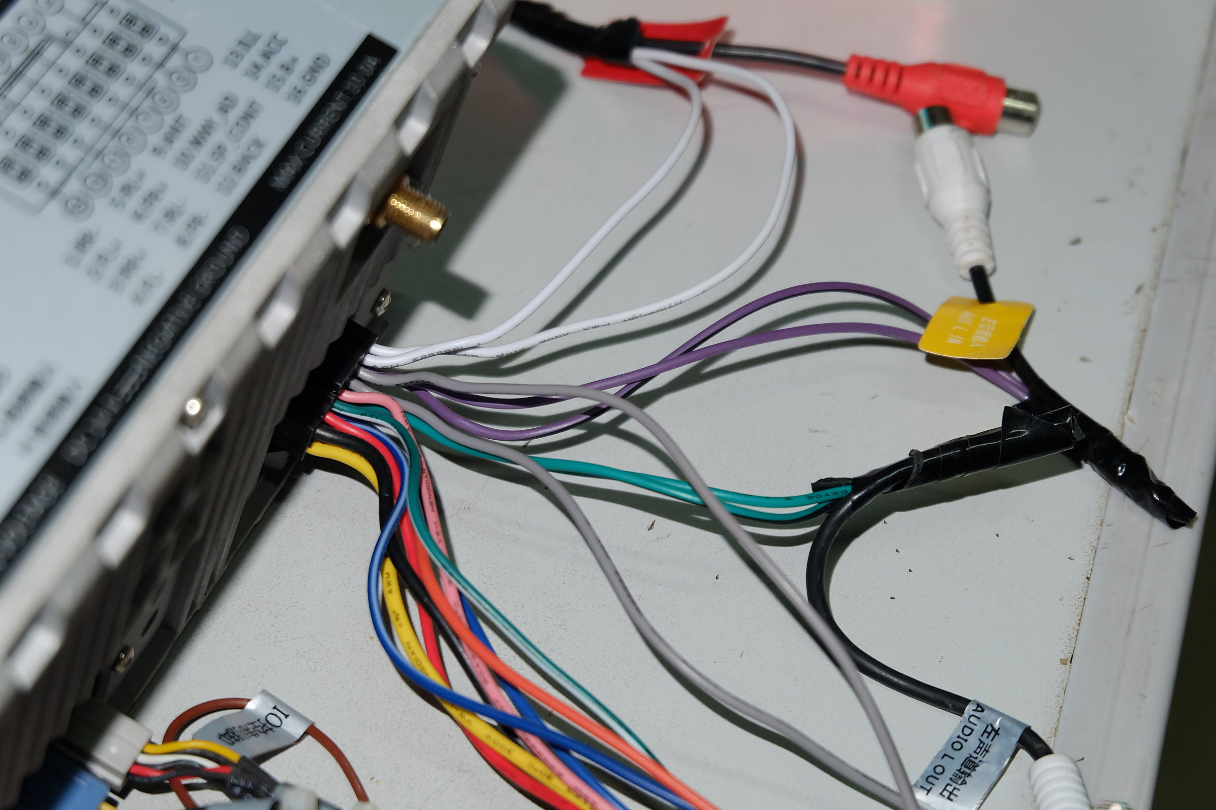 车载cd改dvd接线,车cd机改家用接线图