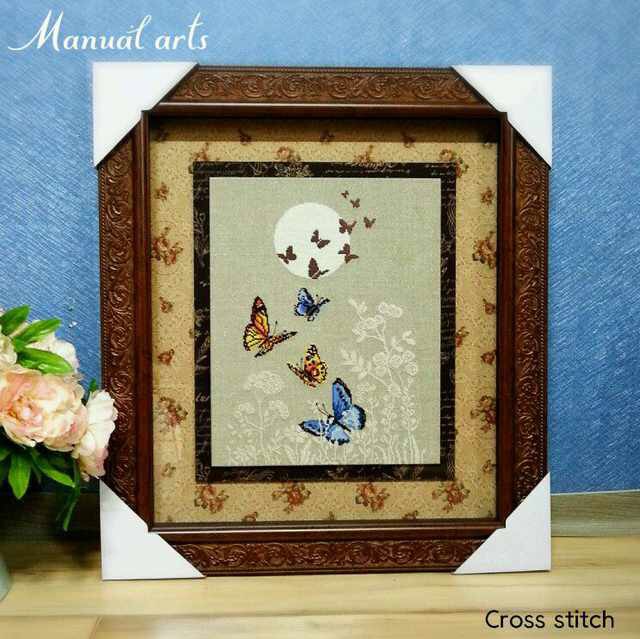 裱好十字绣框怎么拆下来,家里有几幅裱好旧十字绣怎么换框