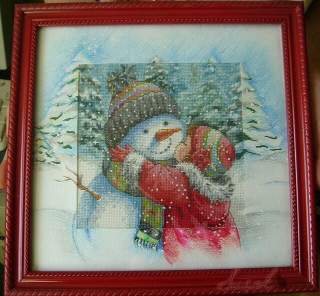 裱好十字绣框怎么拆下来,家里有几幅裱好旧十字绣怎么换框