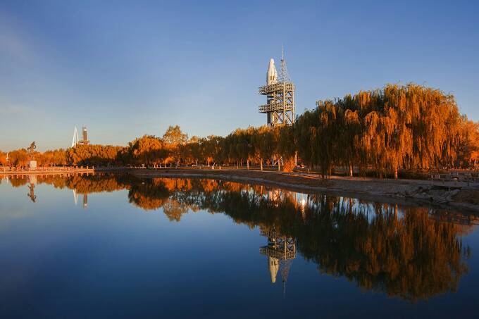 媒体探秘东风航天城,中国东风航天城