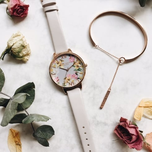 oliviaburton手表浪漫粉,oliviaburton腕表品牌发布会