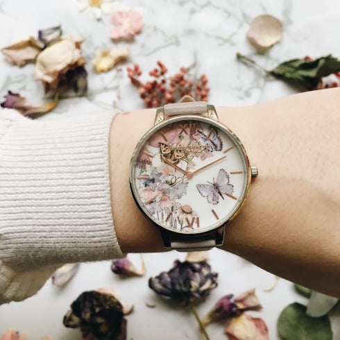 oliviaburton手表浪漫粉,oliviaburton腕表品牌发布会