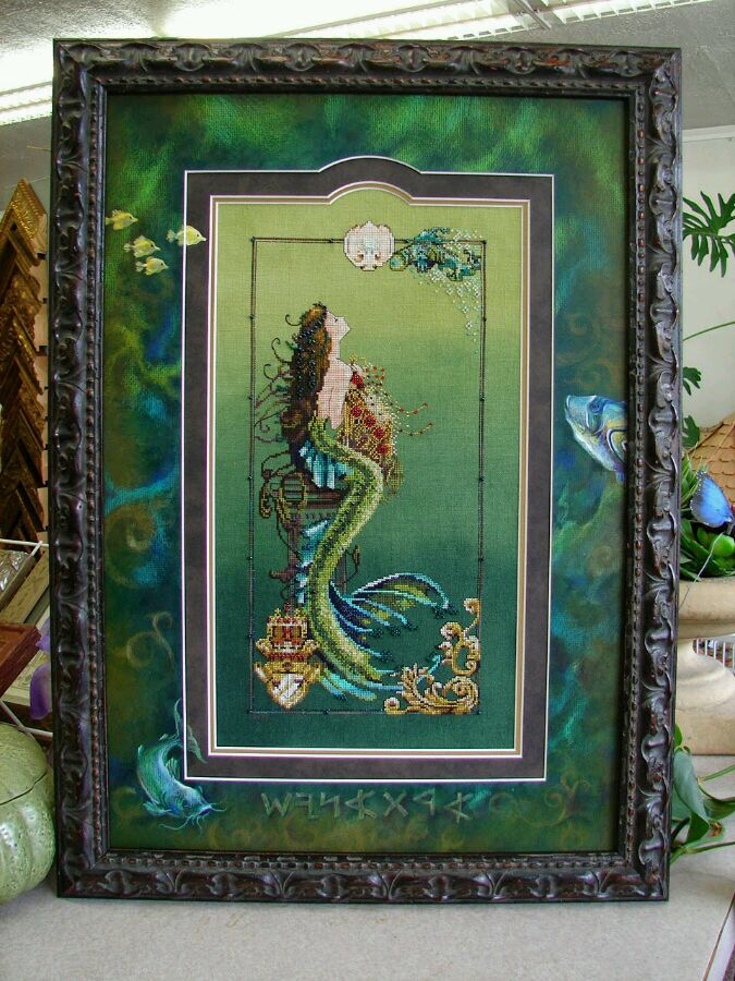 裱好十字绣框怎么拆下来,家里有几幅裱好旧十字绣怎么换框