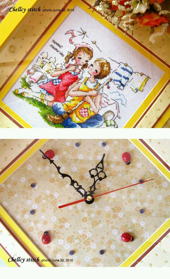 裱好十字绣框怎么拆下来,家里有几幅裱好旧十字绣怎么换框