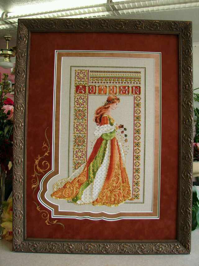 裱好十字绣框怎么拆下来,家里有几幅裱好旧十字绣怎么换框