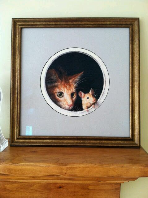 裱好十字绣框怎么拆下来,家里有几幅裱好旧十字绣怎么换框