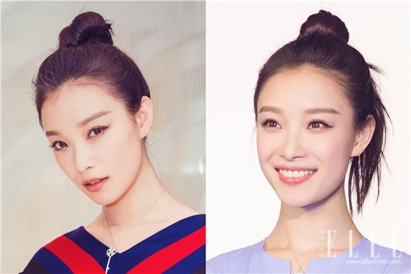 发量少慵懒丸子头减龄又时髦,时尚显高发型丸子头