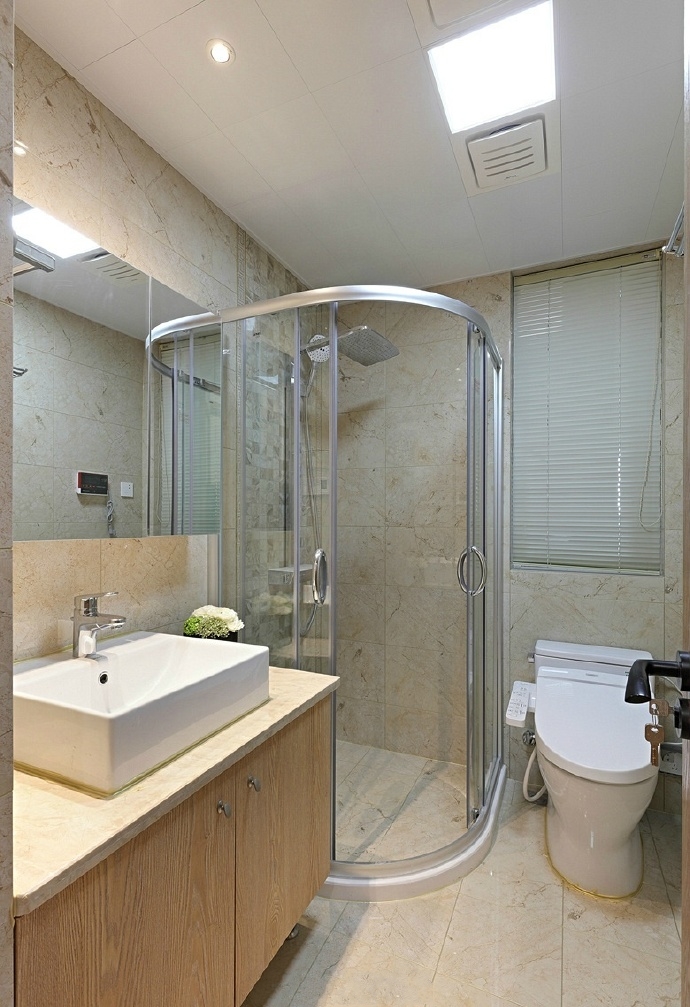 轻奢极简开放式橱柜,新中式装修原木橱柜