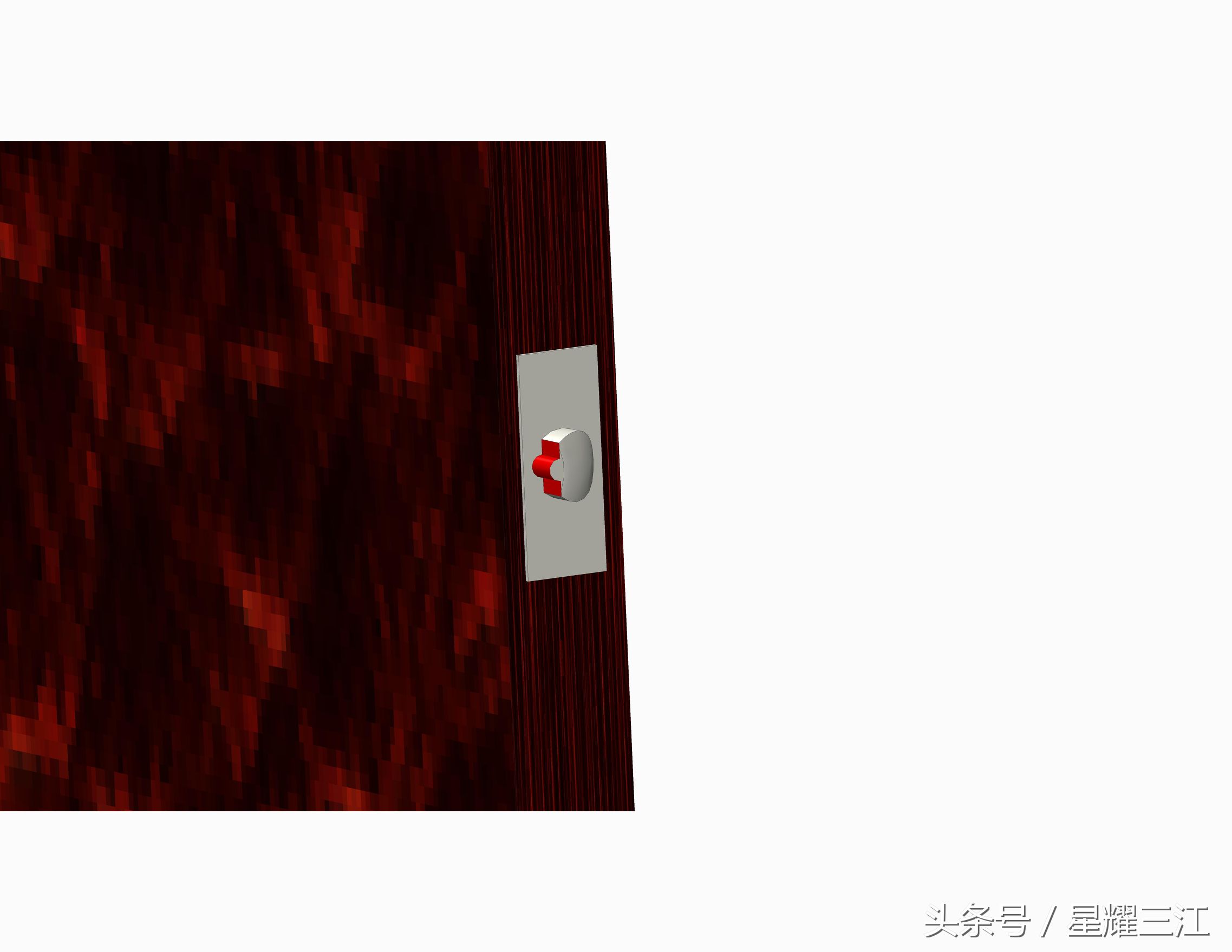 门锁易拉出来怎么修,门锁拉链