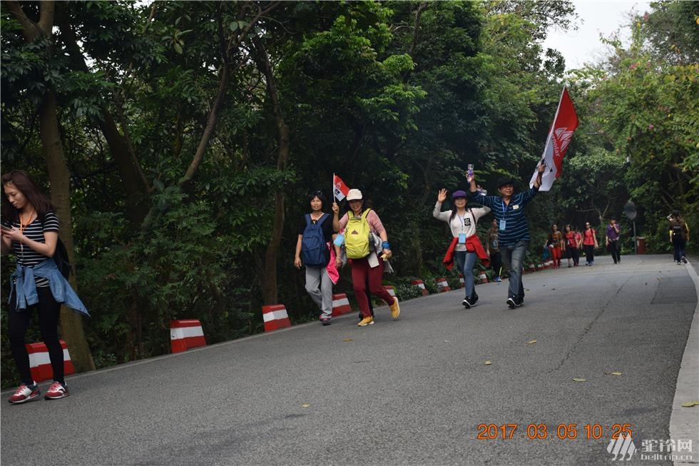 白云山徒步全过程,白云山夜爬日出攻略徒步路线