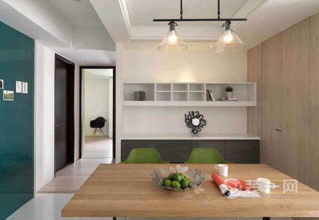 现代简约风格成都和信天骄府三室两厅创意装修图