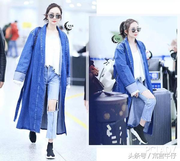 开春针织开衫外套搭配什么内搭,新款时尚牛仔外套风衣