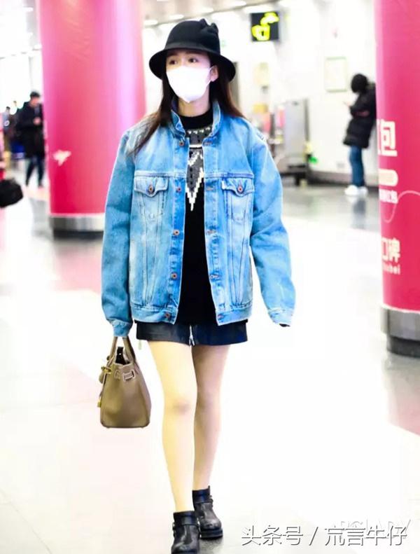 开春针织开衫外套搭配什么内搭,新款时尚牛仔外套风衣