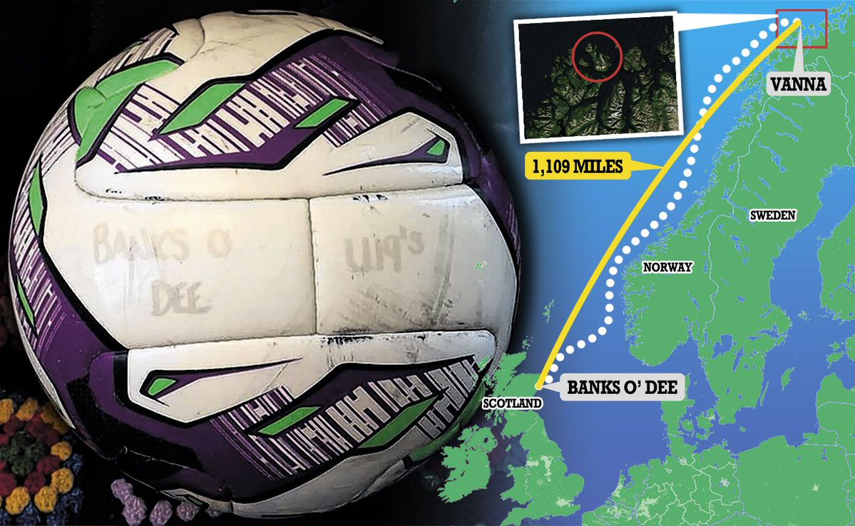 一脚漂洋过海上千英里苏格兰人竟将足球“踢”了这么远