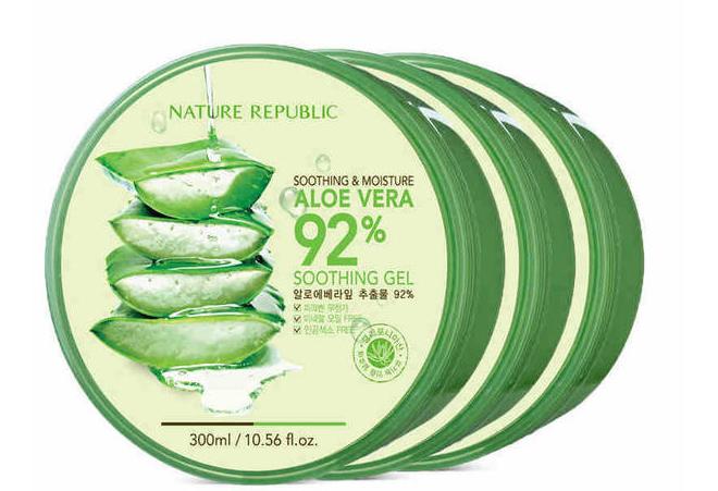 韩国naturerepublic芦荟棒,naturerepublic芦荟胶和完美芦荟胶