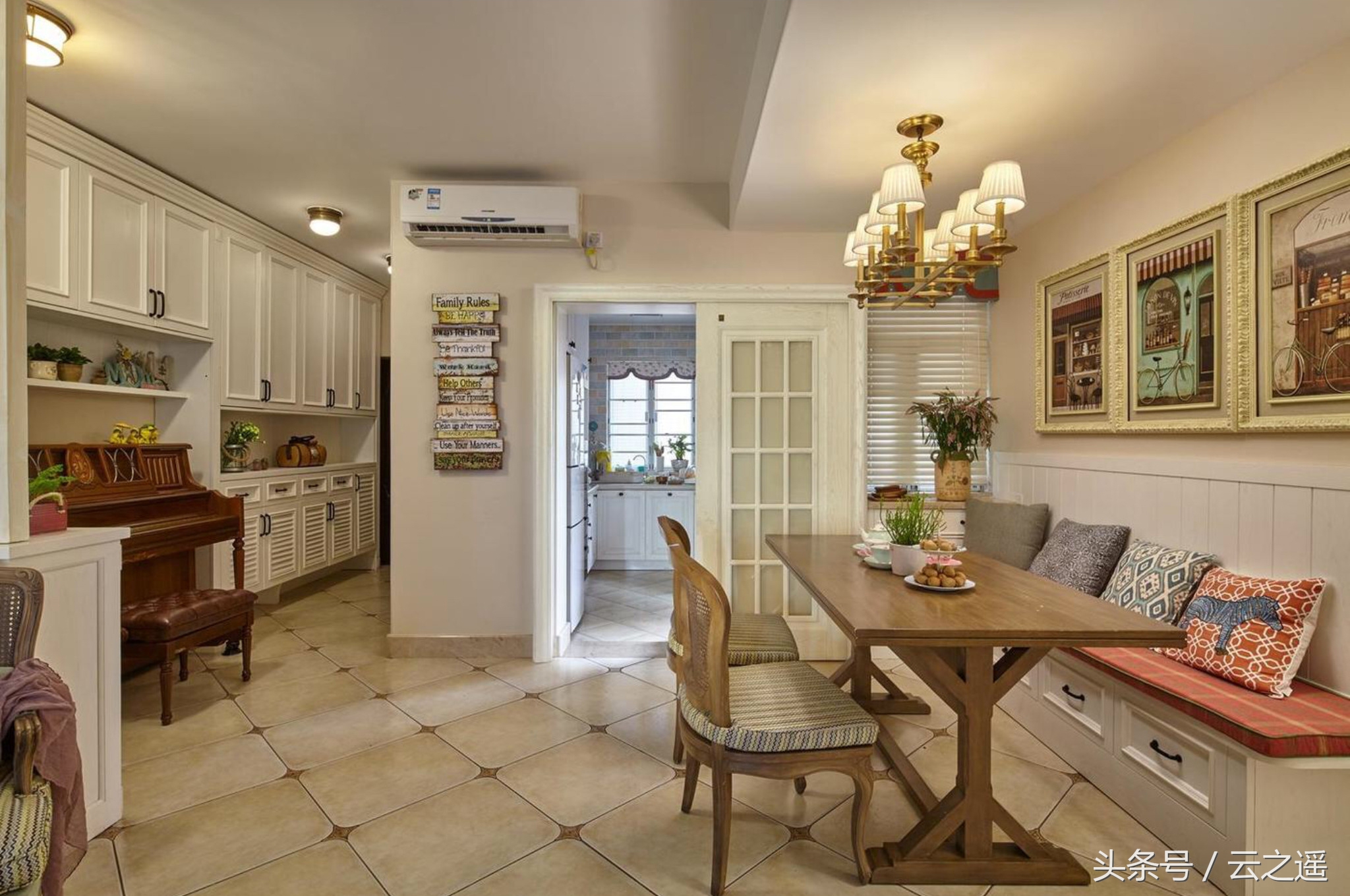 欧式田园两室装修效果图,欧式田园风格装修有哪些特点呢