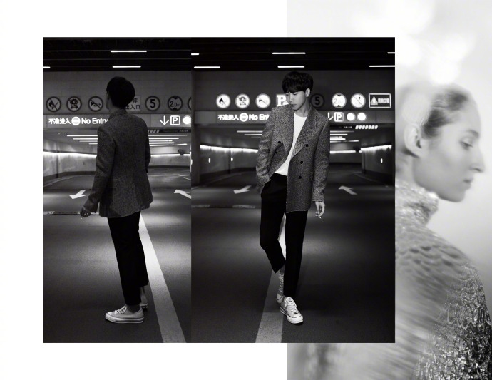 韩火火上海时装周大秀衣服,韩火火穿巴黎衣服