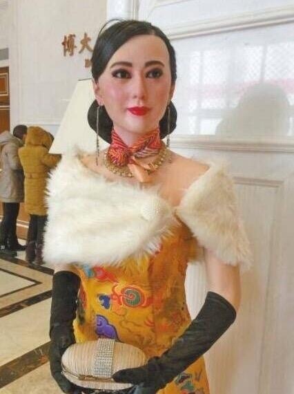 明星蜡像和真人不一样,明星蜡像吓人