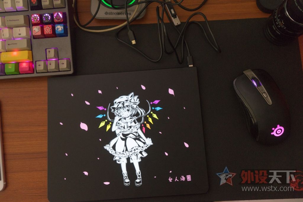 大神亲手绘制图案随心所欲——小熊MOD定制鼠标垫评测