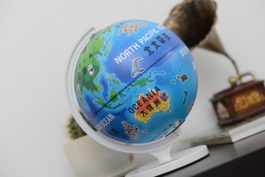 用简单的工具造出地球仪,科技小制作地球仪发光