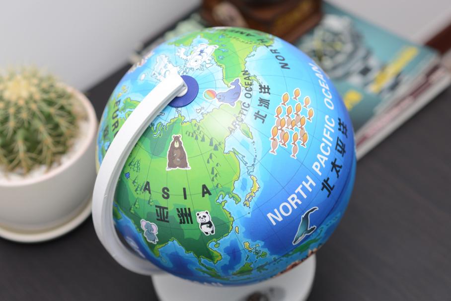 用简单的工具造出地球仪,科技小制作地球仪发光