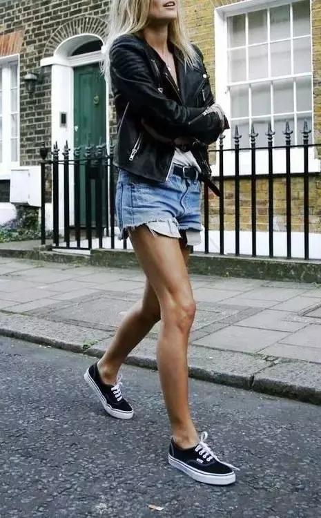 牛仔裤短裤错误穿搭,适合自己穿的牛仔短裤