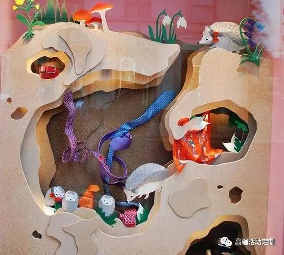 2022美陈创意设计方案,爱马仕2020春季橱窗设计原则