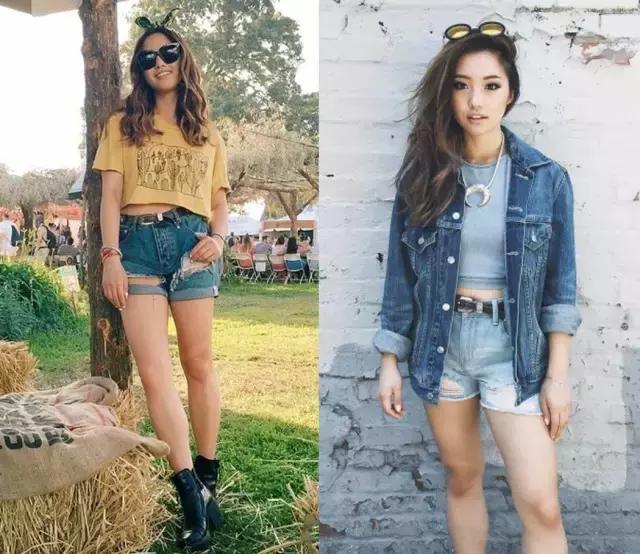 牛仔裤短裤错误穿搭,适合自己穿的牛仔短裤