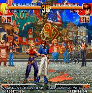 堕天使拳皇97玛丽无限抱摔教学,拳皇97玛丽bug玫瑰教学