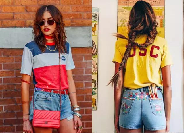 牛仔裤短裤错误穿搭,适合自己穿的牛仔短裤