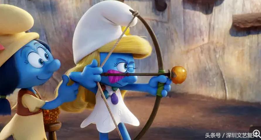 萌就一个字！“蓝精灵3”变西游记组团打怪，蓝精灵女儿国萌翻了