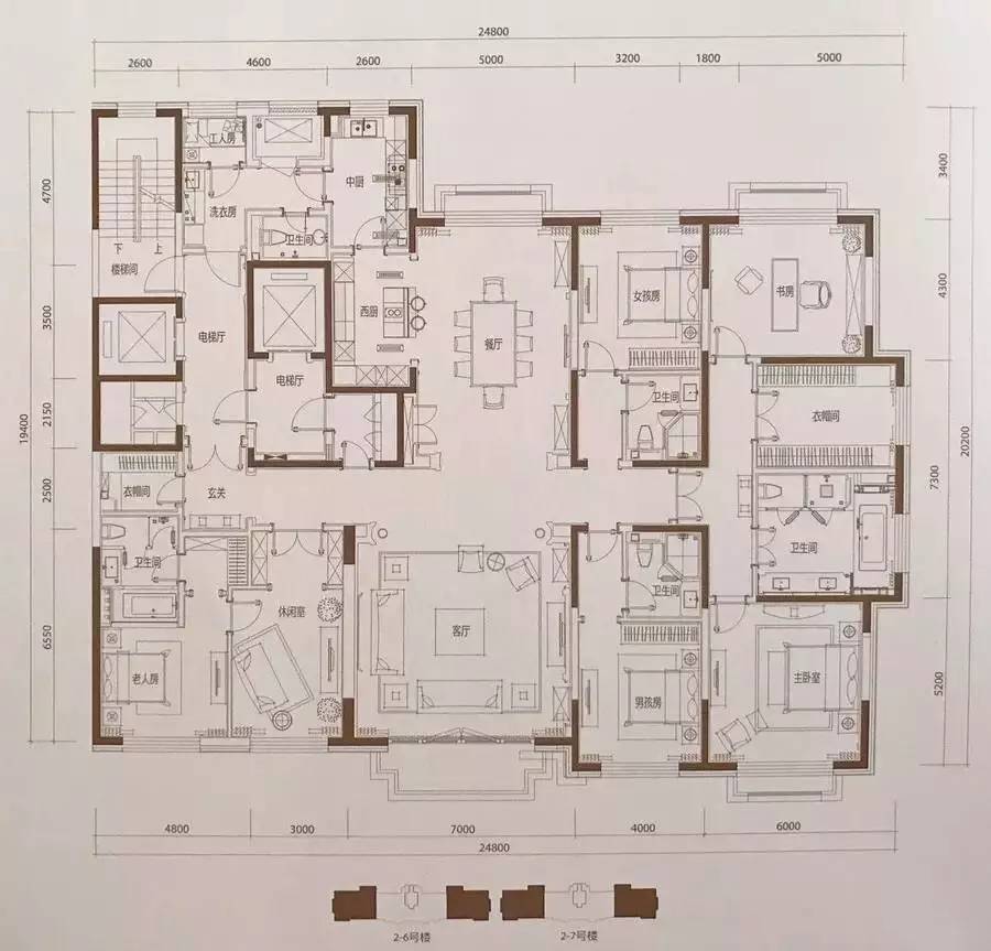 北京泛海世家760大平层户型图,北京泛海世家466平米户型图大全
