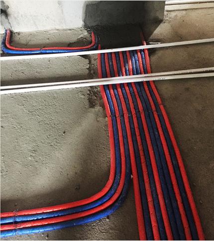 自建房全屋净水系统安装实例,三室一厅最佳散热系统