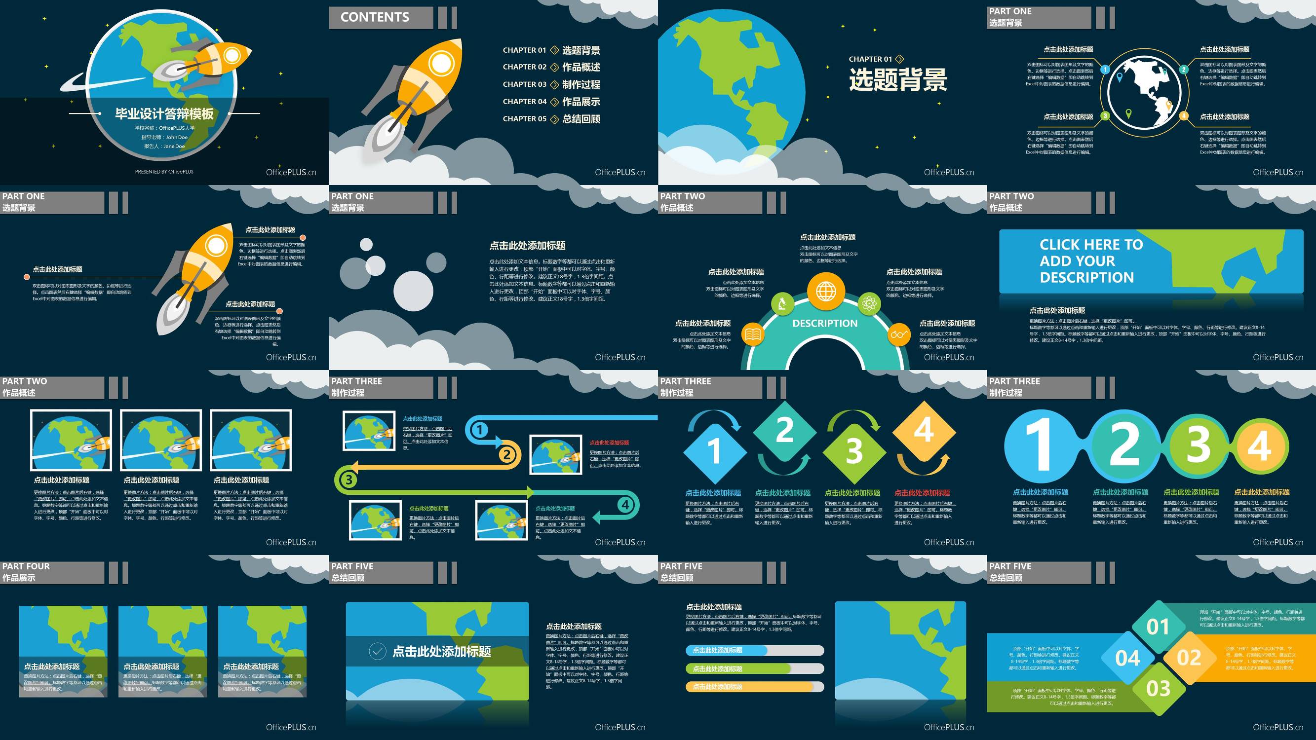 答辩ppt总结和建议模板,中期答辩5分钟ppt模板