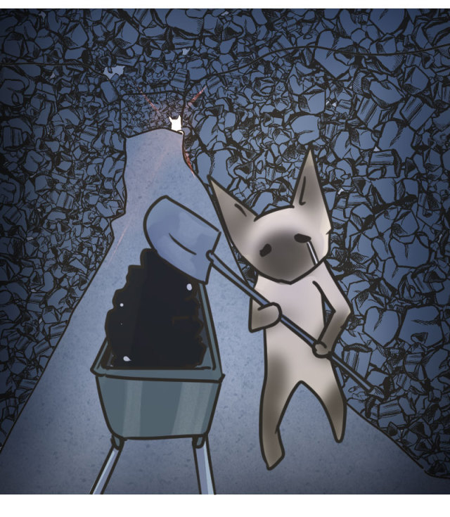 暹罗猫挖煤,挖煤队长暹罗猫