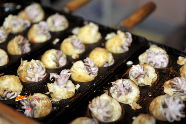 日式章鱼小丸子正宗做法,中国的章鱼小丸子怎么那么小