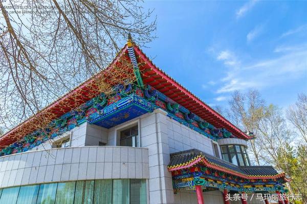 镜泊胜景，这是*小平邓**曾经住过的镜泊湖宾馆