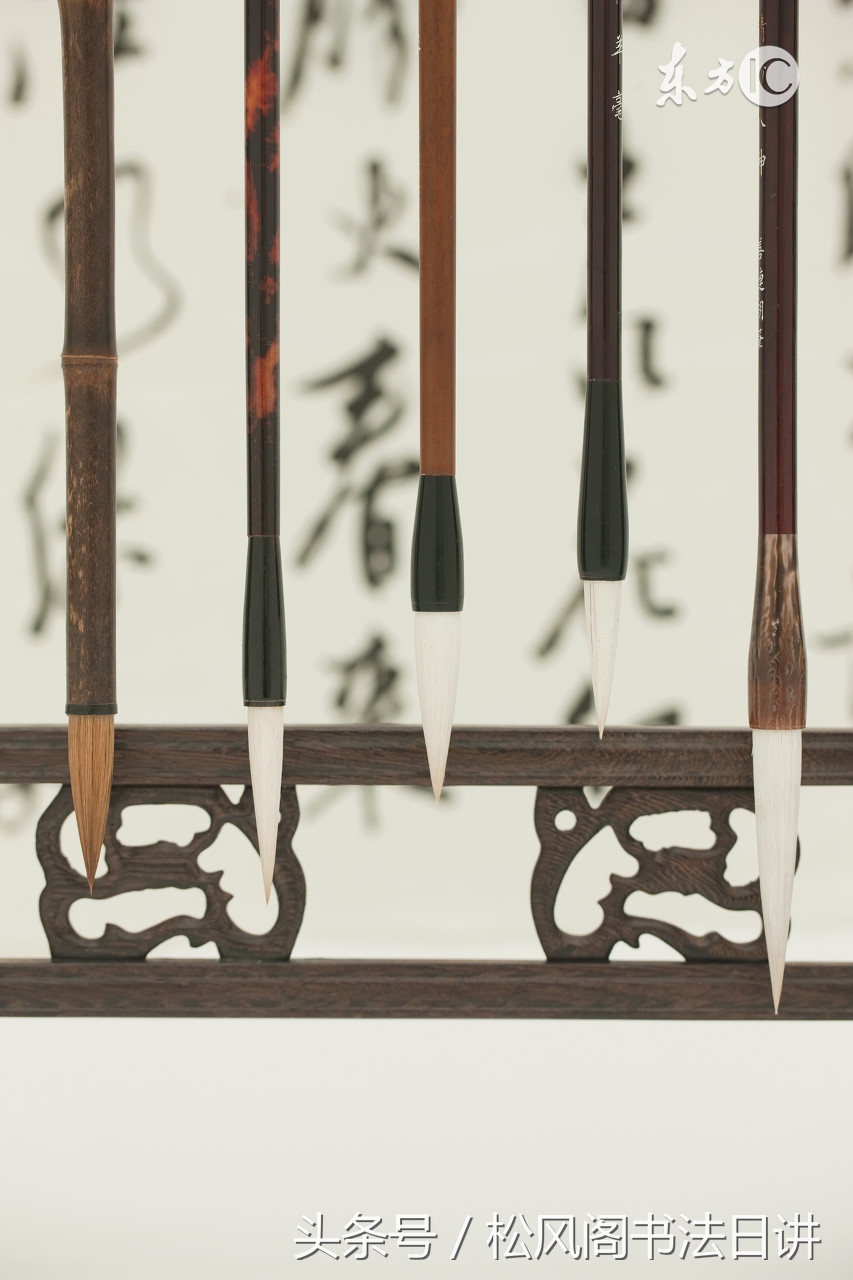 硬笔行草书法技巧视频教程,毛笔书法点画的技巧和方法