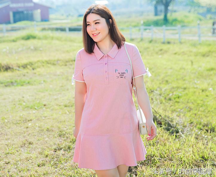 胖mm搭配衣服学生潮,胖mm搭配半身裙的上衣夏