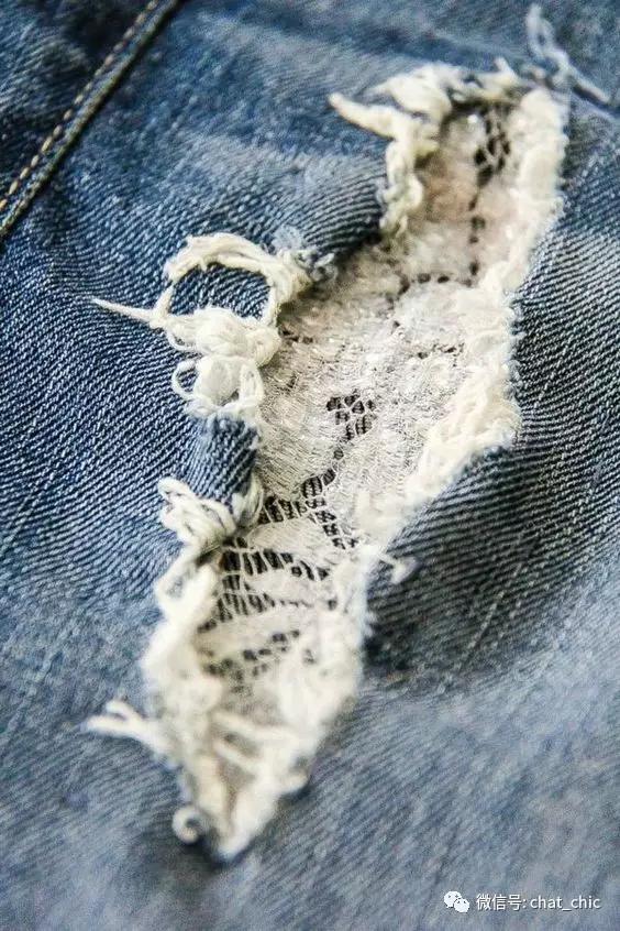 牛仔裤破洞用钩针花样修补,牛仔裤破洞越来越大怎么处理