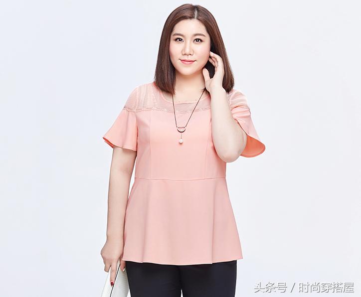 胖mm搭配衣服学生潮,胖mm搭配半身裙的上衣夏