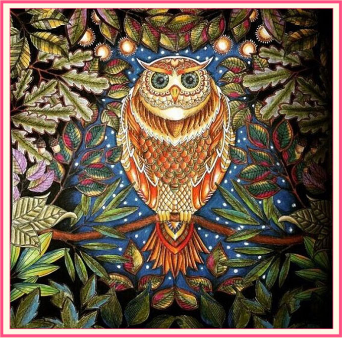 花园的秘密涂色,秘密花园涂色完整版范本图文