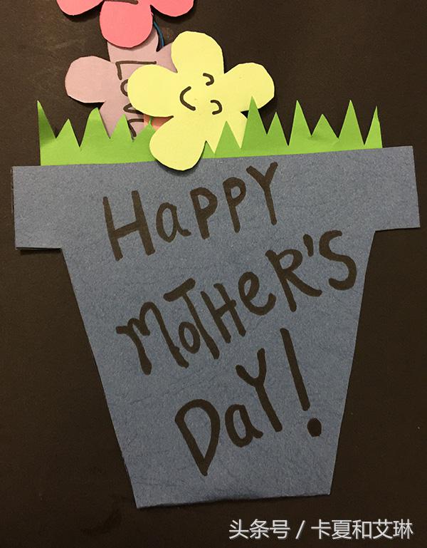 母亲节用小卡纸做贺卡手工制作,母亲节粘土贺卡手工制作大全