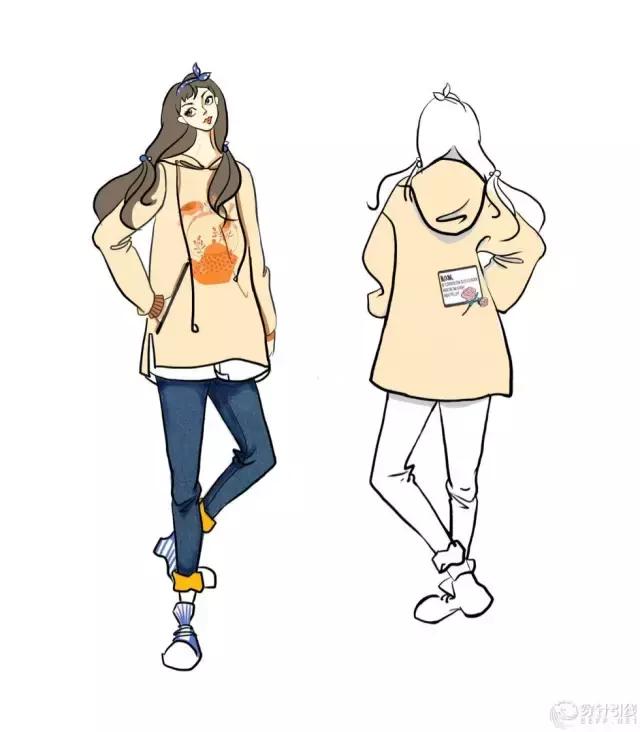 时尚手绘｜为jucyjudy2017FW系列设计