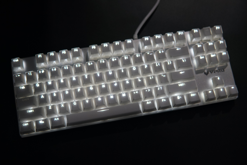 雷柏机械键盘v500冰晶版,雷柏v500s黑轴怎么样