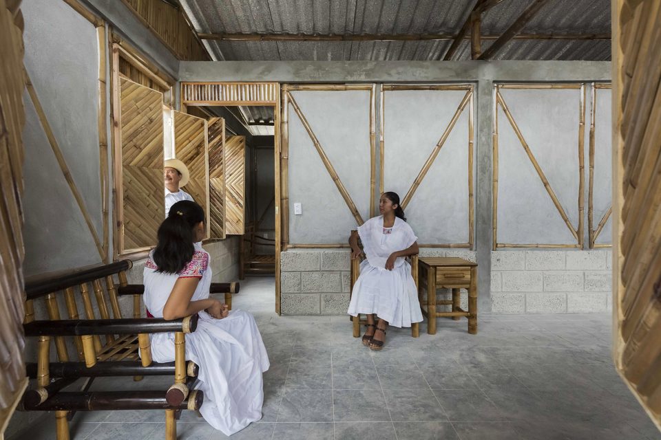 用竹子构建的房子,用竹子改造土屋